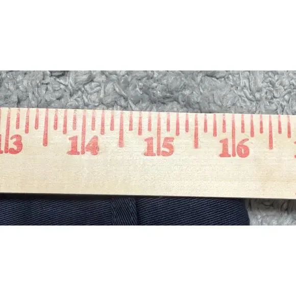 LL BEAN Women 10 Pet Blue Indigo Favorite Fit Chino Pants Wrinkle Resistant NWT - Picture 6 of 8